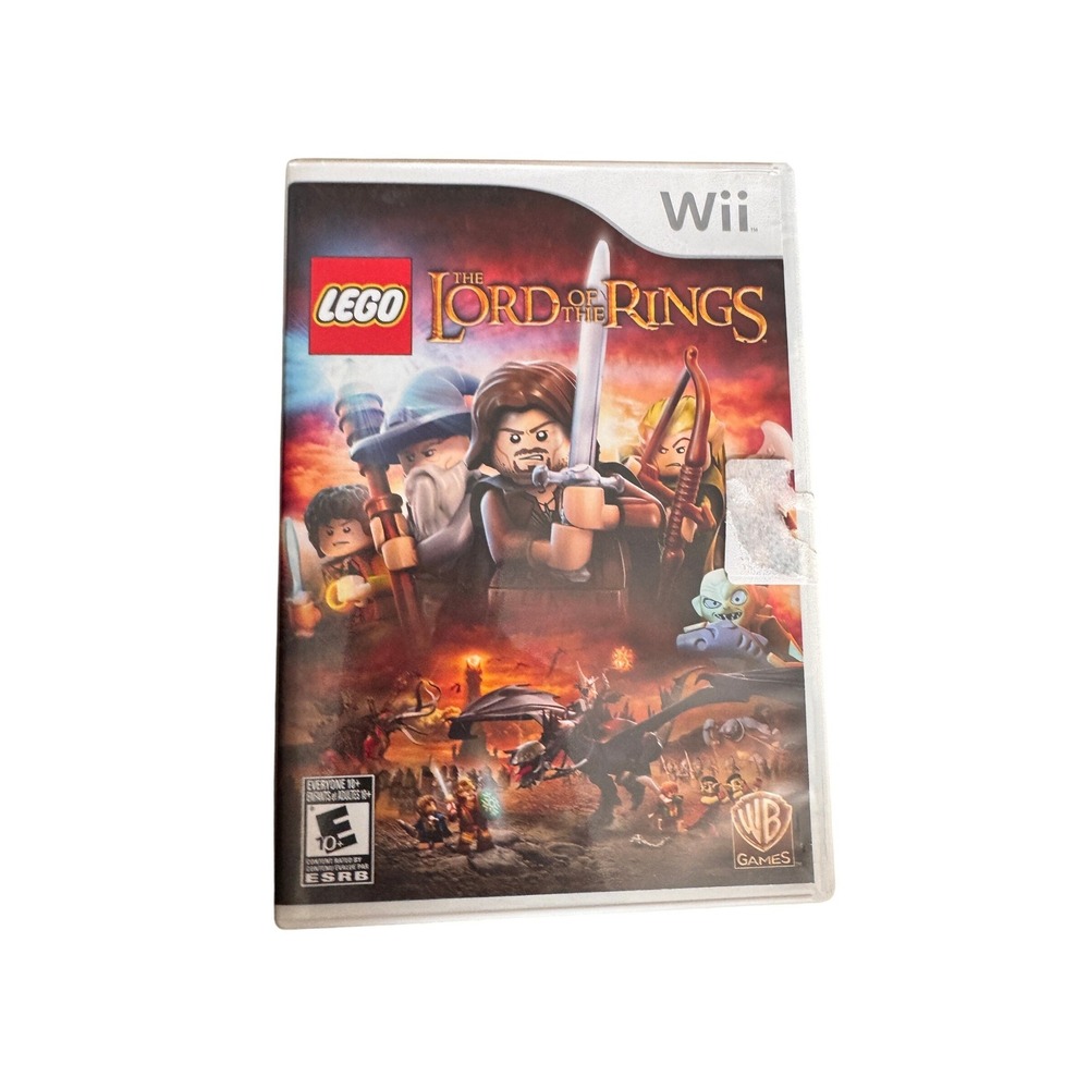 Lego The Lord of the Rings Nintendo Wii Game CIB Physical Disc Manual WB Games
